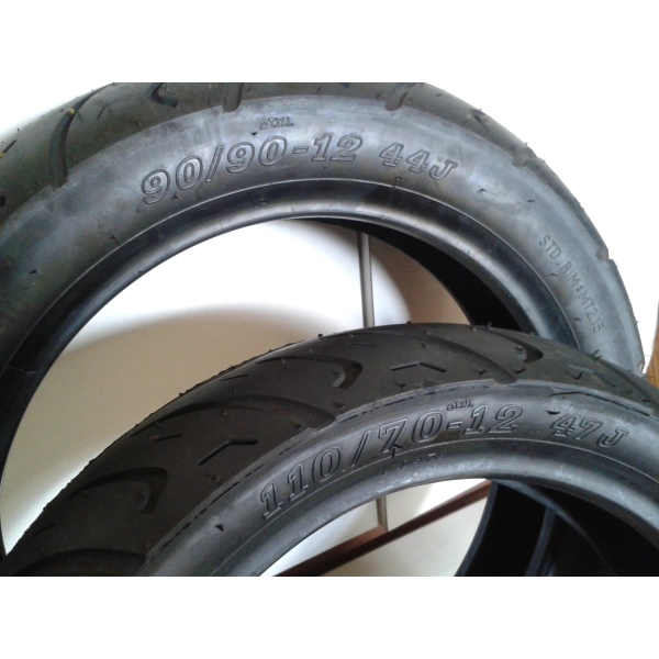 Neumaticos economicos llanta 12 asfalto pitbike scooter