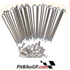 16 RADIOS PARA LLANTAS PIT BIKES