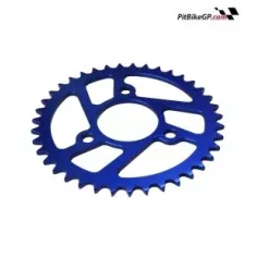 CORONA ALUMINIO PASO 415/420 LLANTAS 3 TORNILLOS AZUL