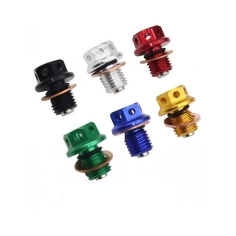 Tornillo de vaciado de aceite con iman de colores