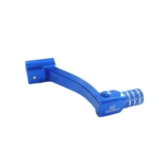 Palanca de marchas para motores zs190, antirotura, color azul cnc.