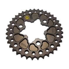 CORONA para pitbike de Ergal ANODIZADO DURO